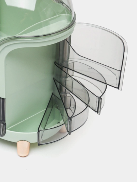 Kosmetika ko‘p bo‘limli organizer, 3 ta tortmali, qulay tartiblagich, “Storage Box”