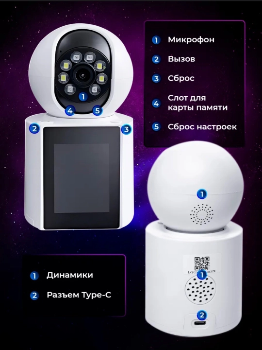 Камера видеонаблюдения для дома видеоняня