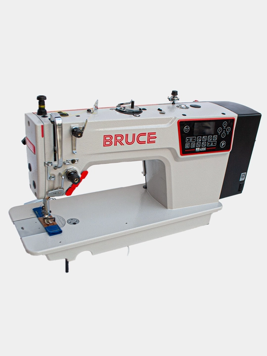 Промышленная швейная машина BRUCE R4000, цифровая панель 0.1 мм стежок, для плотных тканей