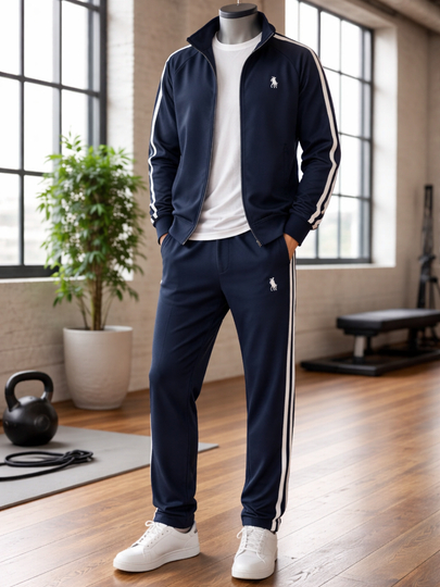 Kuz va bahor uchun erkaklar sport kostyumi, Komplekt . Sport komplekt
