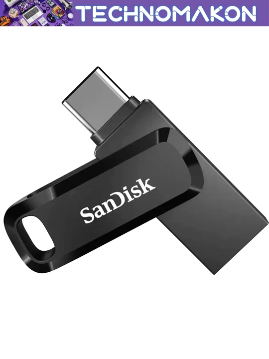 Флешка Sandisk Ultra Dual Drive, Type-C, 64 Gb, 300 Mb/s, Usb 3.1