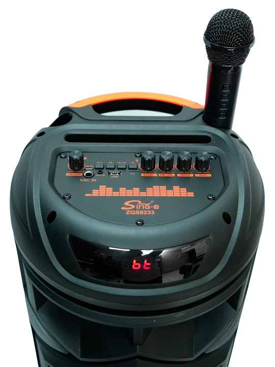 Karaoke karnay Sing-e ZQS Bluetooth, LED, RGB, mikrofon, pult
