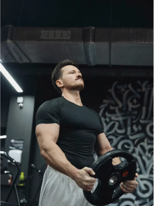 Kompression futbolka, sport, rashgard, erkaklar uchun, fitnes uchun
