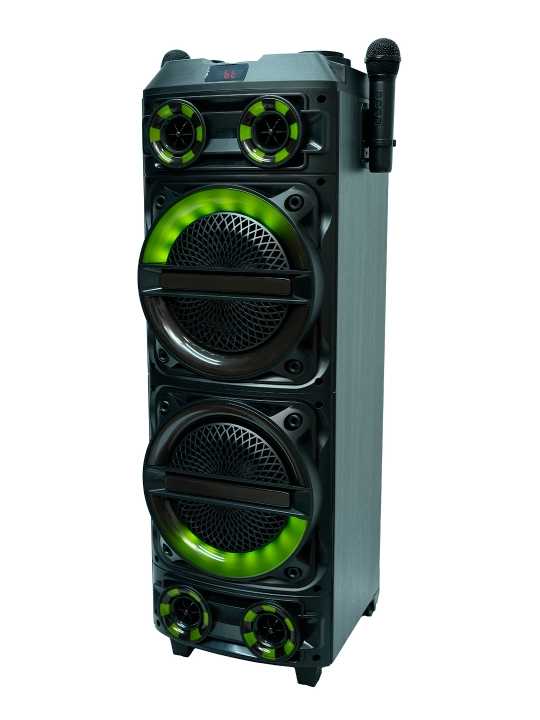 Караоке колонка Sing-e ZQS  Bluetooth, LED, RGB, микрофон, пульт
