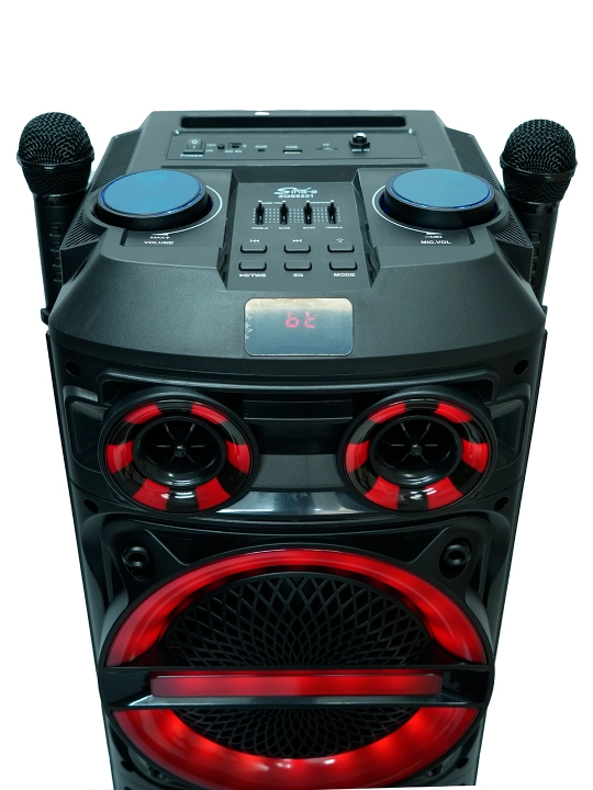 Караоке колонка Sing-e ZQS  Bluetooth, LED, RGB, микрофон, пульт