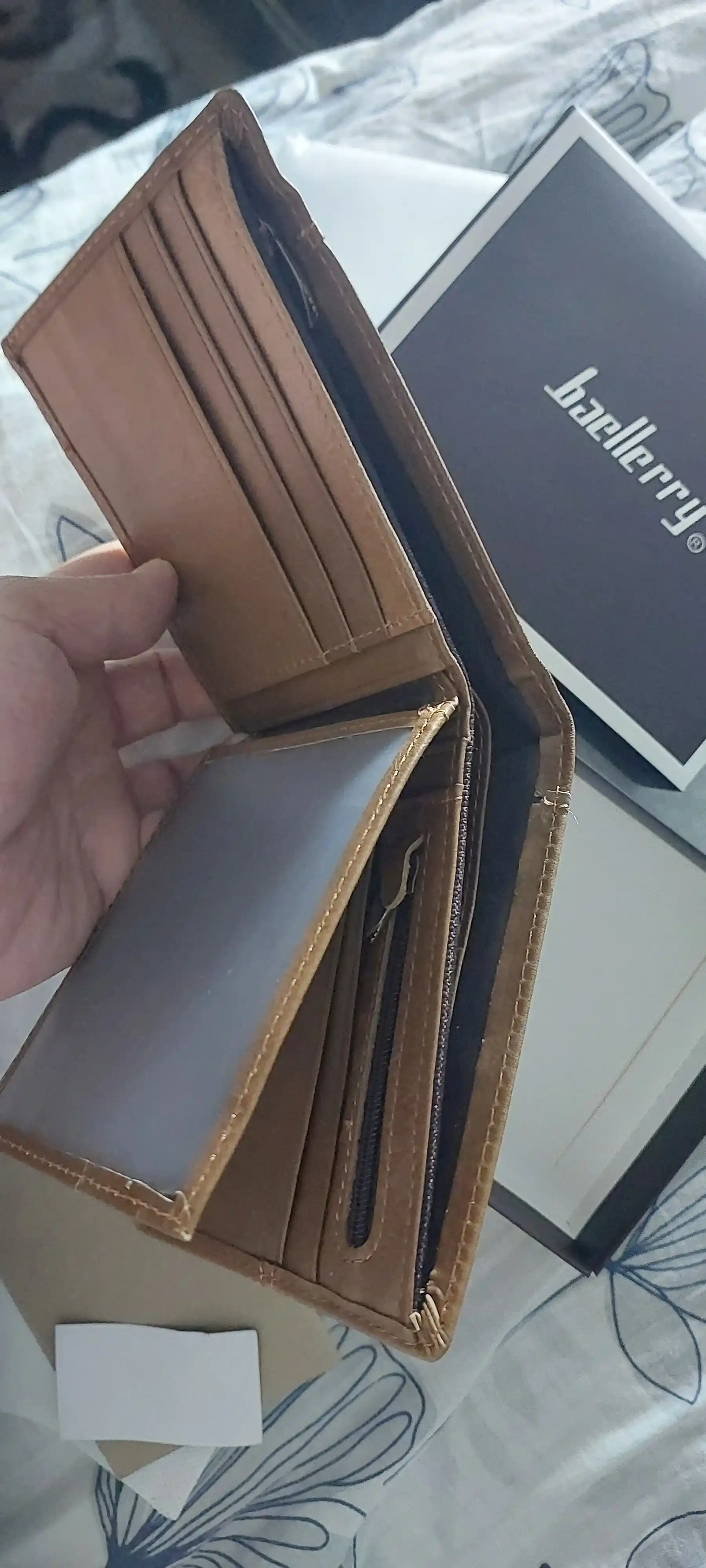 Erkaklar hamyoni Genuine Leather Classic