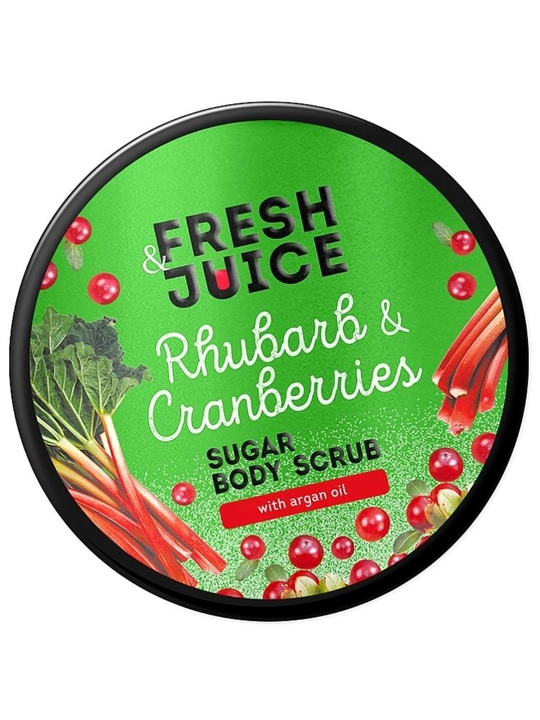 Сахарный скраб для тела, разглаживающий и питательный, Fresh Juice