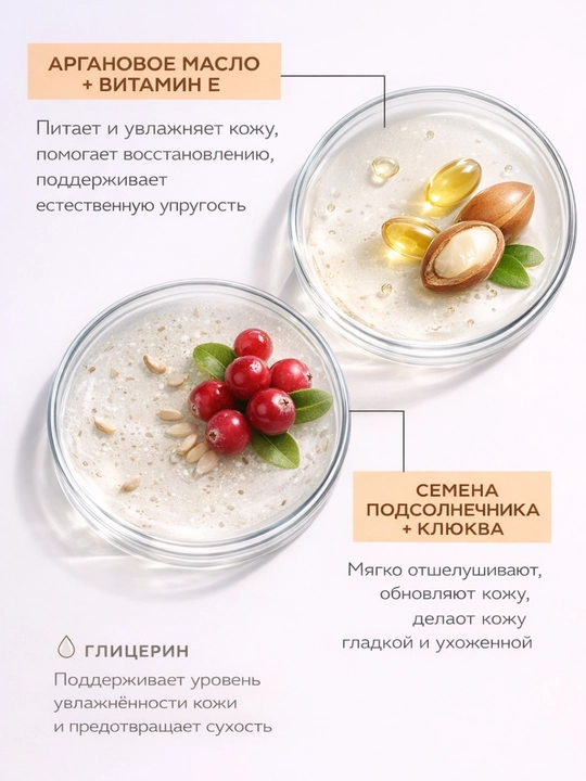 Сахарный скраб для тела, разглаживающий и питательный, Fresh Juice