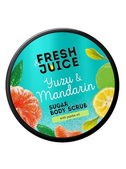 Сахарный скраб для тела, разглаживающий и питательный, Fresh Juice