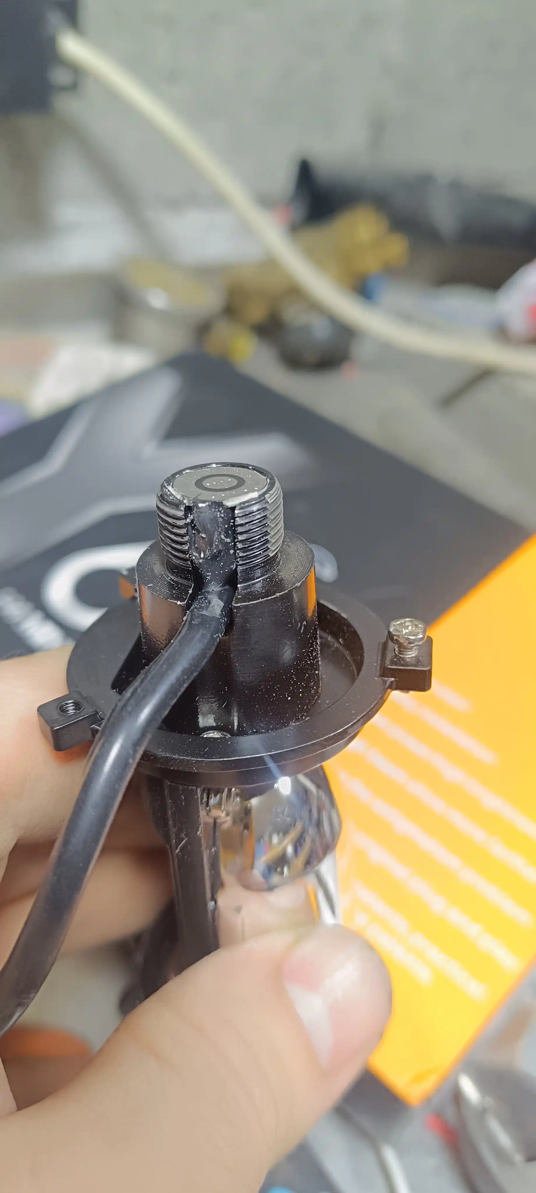 LED lampalar h4 6 MAX, mini linzalar H4 oq 5500k 2 dona