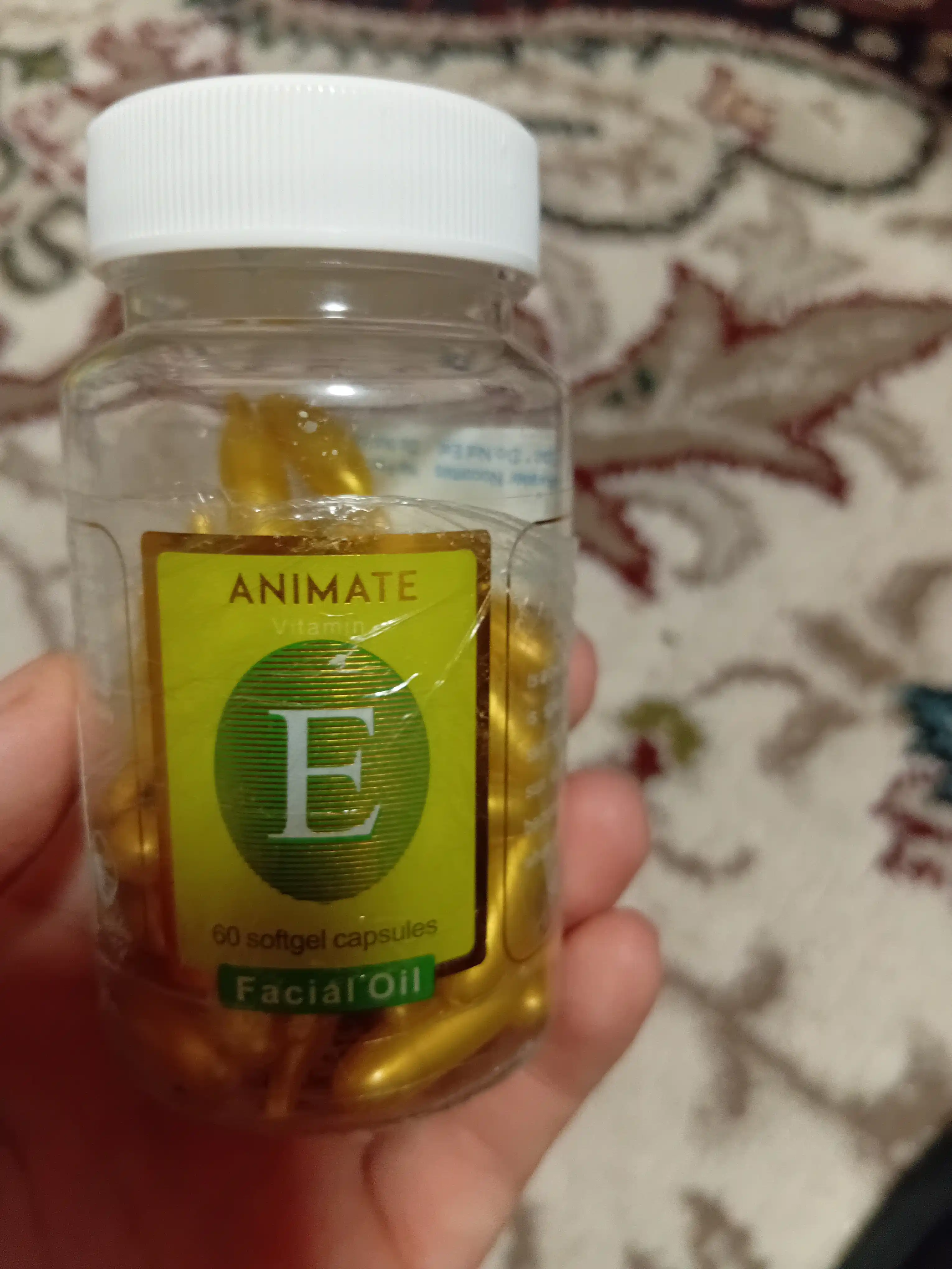Масло для кожи лица Animate Face Oil, с витамином Е