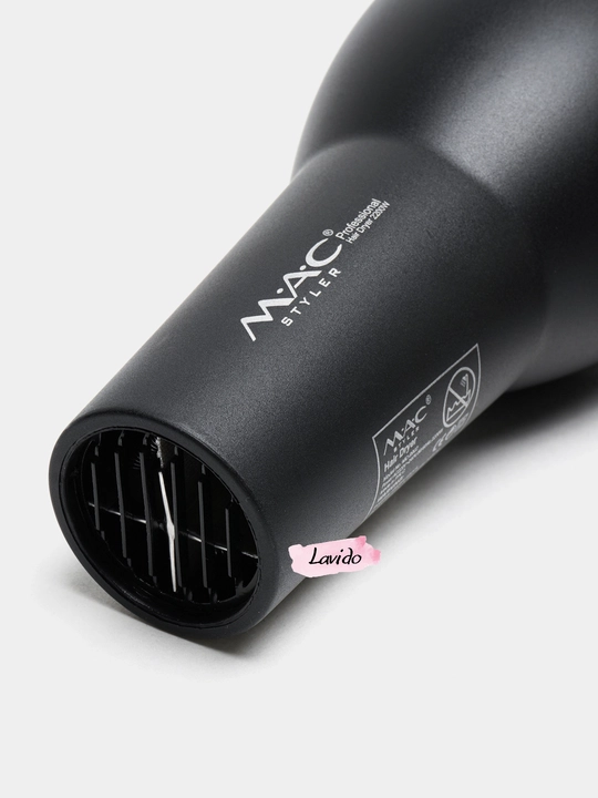 Professional fen soch quritgich MAC styler MC-6641, quritish va turmaklash uchun, 2400W