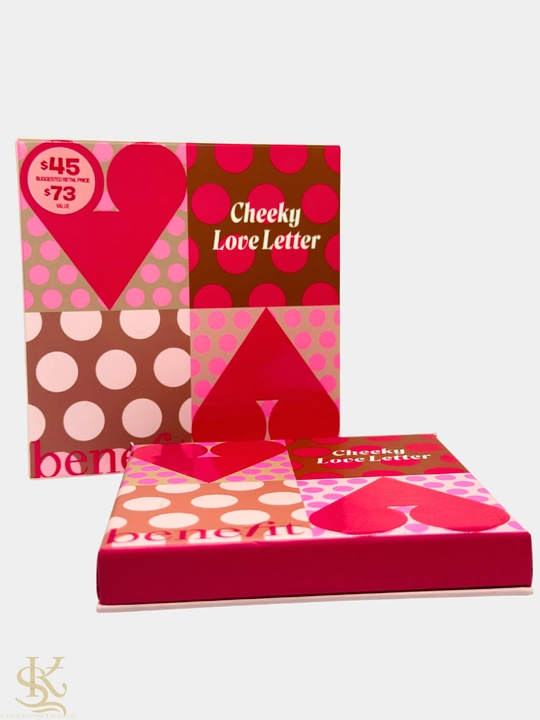 Палитра для макияжа лица с бронзером и румянами, набор из 4 оттенков, Benefit Cheeky Love