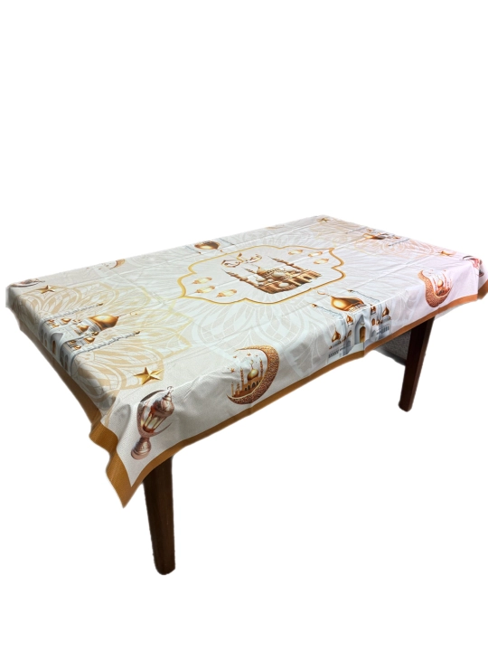 Ramazon uchun stolga dasturxon, bayramona, suv o‘tkazmaydi, 140×180