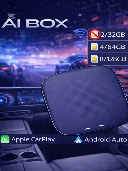 Android Carplay Box Bluetooth-система для автомобилей 2/32 ГБ, 4/64 ГБ, 8/128 ГБ