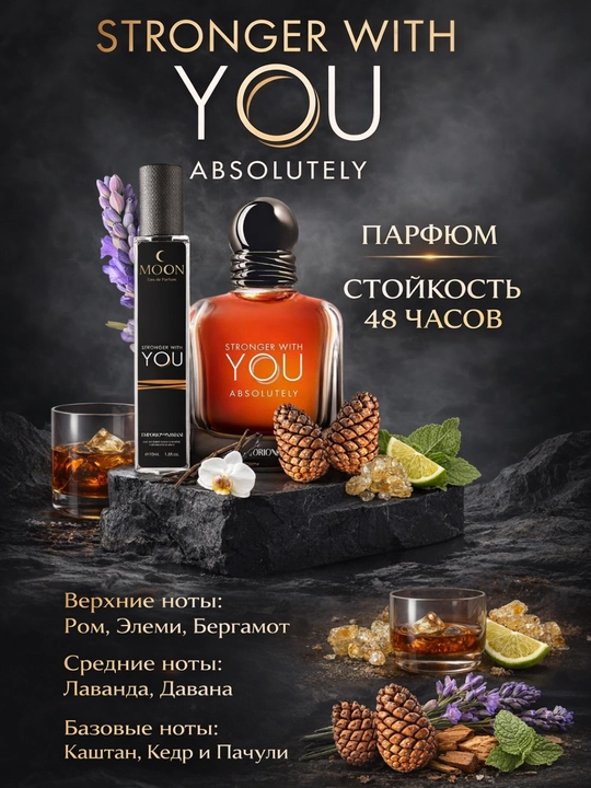 Набор мужских духов, Now, Imagination, Moskow 2, Tobacco Vanille, Stronger with You, 5 в 1 