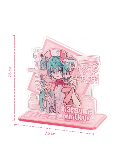 Акриловые фигурки, Хатсуне Мику/Miku Hatsune — YUMEMAG-ХАТСУМАКР-КОРАЛЛ