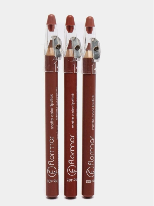 Flormar Matte kontr qalam — lablar uchun professional mat qalam (1 dona, 12 rang) 
