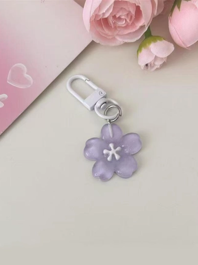 Брелок Сакура, 6 см х 2.5 см — YUMEMAG-SAKURA1-ЛАВАНД