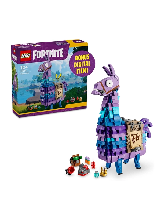 LEGO Fortnite Supply Llama 77071, 691 деталь, модель для дисплея, аксессуары, 12+ - 