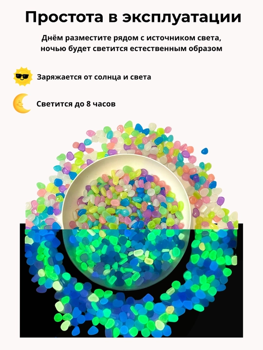 Светящиеся камни — 100 ярких огней, которые превращают дом и сад в сказку
