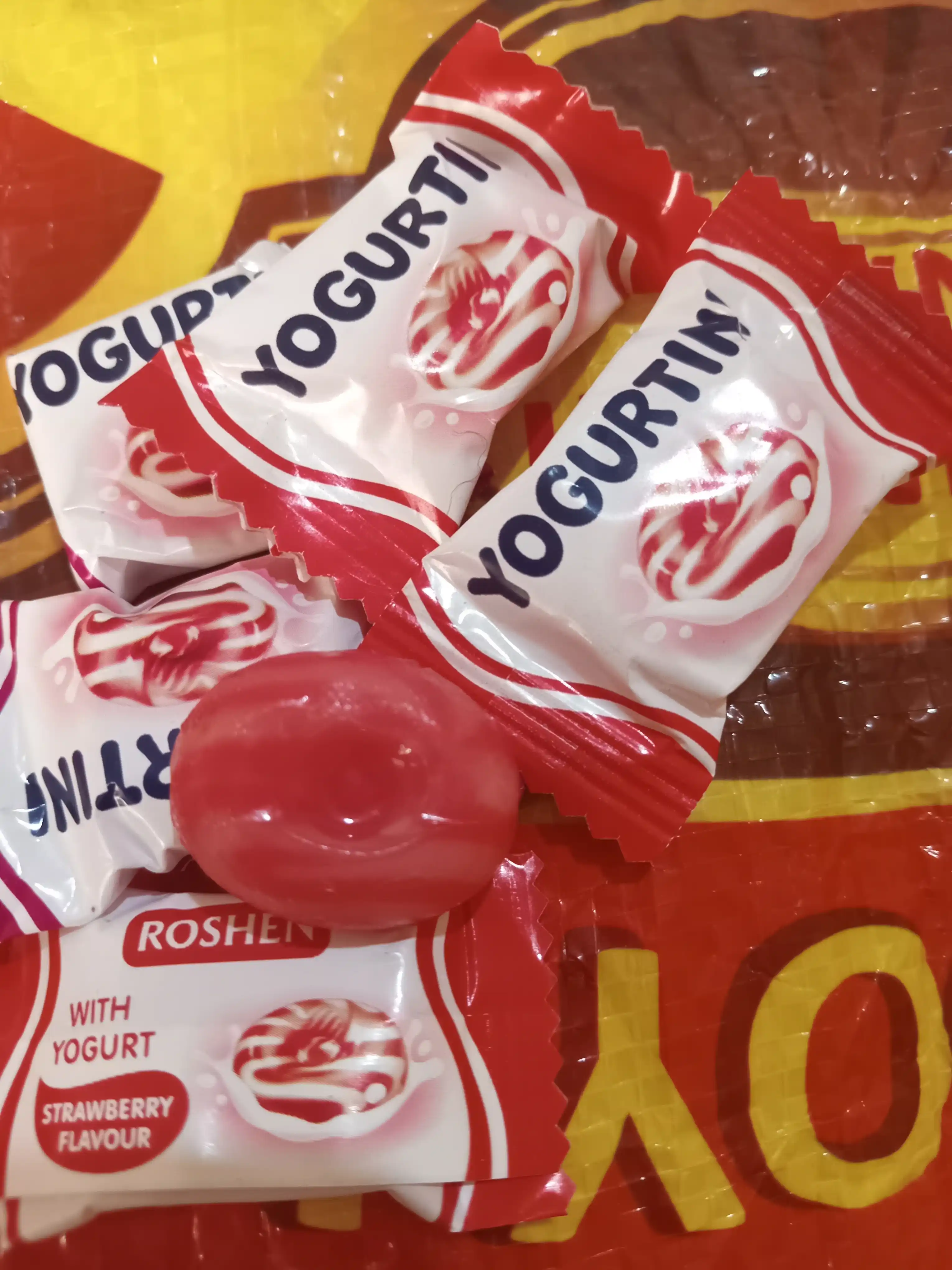Конфеты Roshen Yogurtini, 1 кг