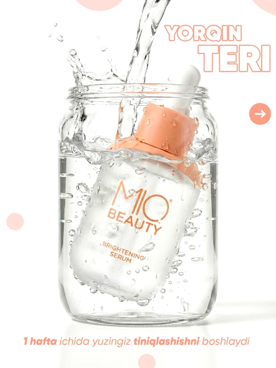 Oqartiruvchi yuz sirovarotka "MIO BEAUTY"