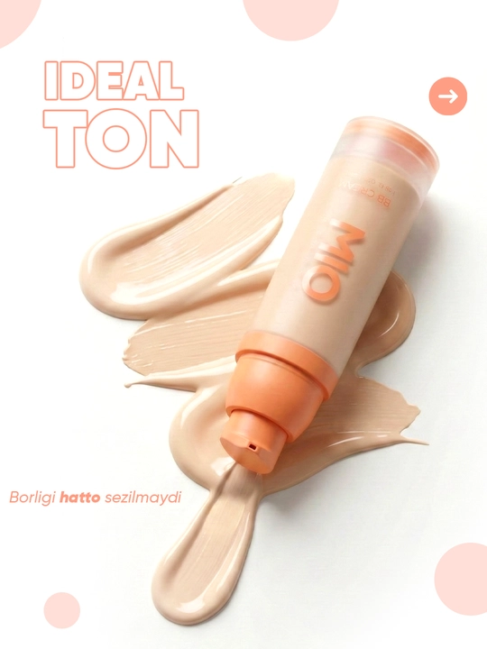 Тональный крем для лица, Cream BB F2 "MIO BEAUTY"