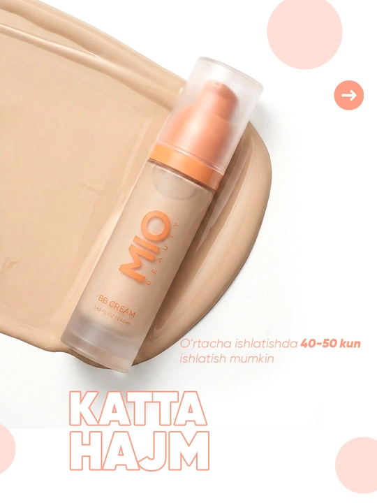 Тональный крем для лица, Cream BB F2 "MIO BEAUTY"