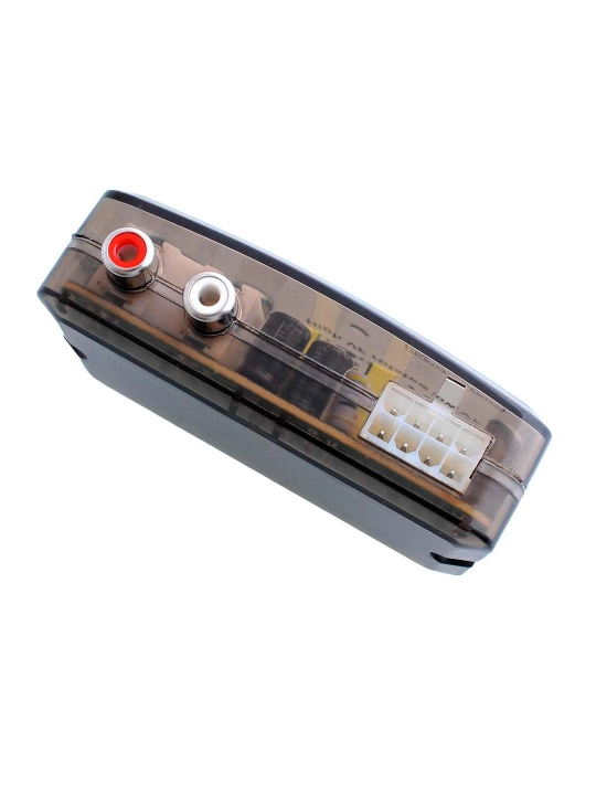 TD-22 audio konverteri magnitola signalini RCA chiqishga aylantiradi, 12V, universal
