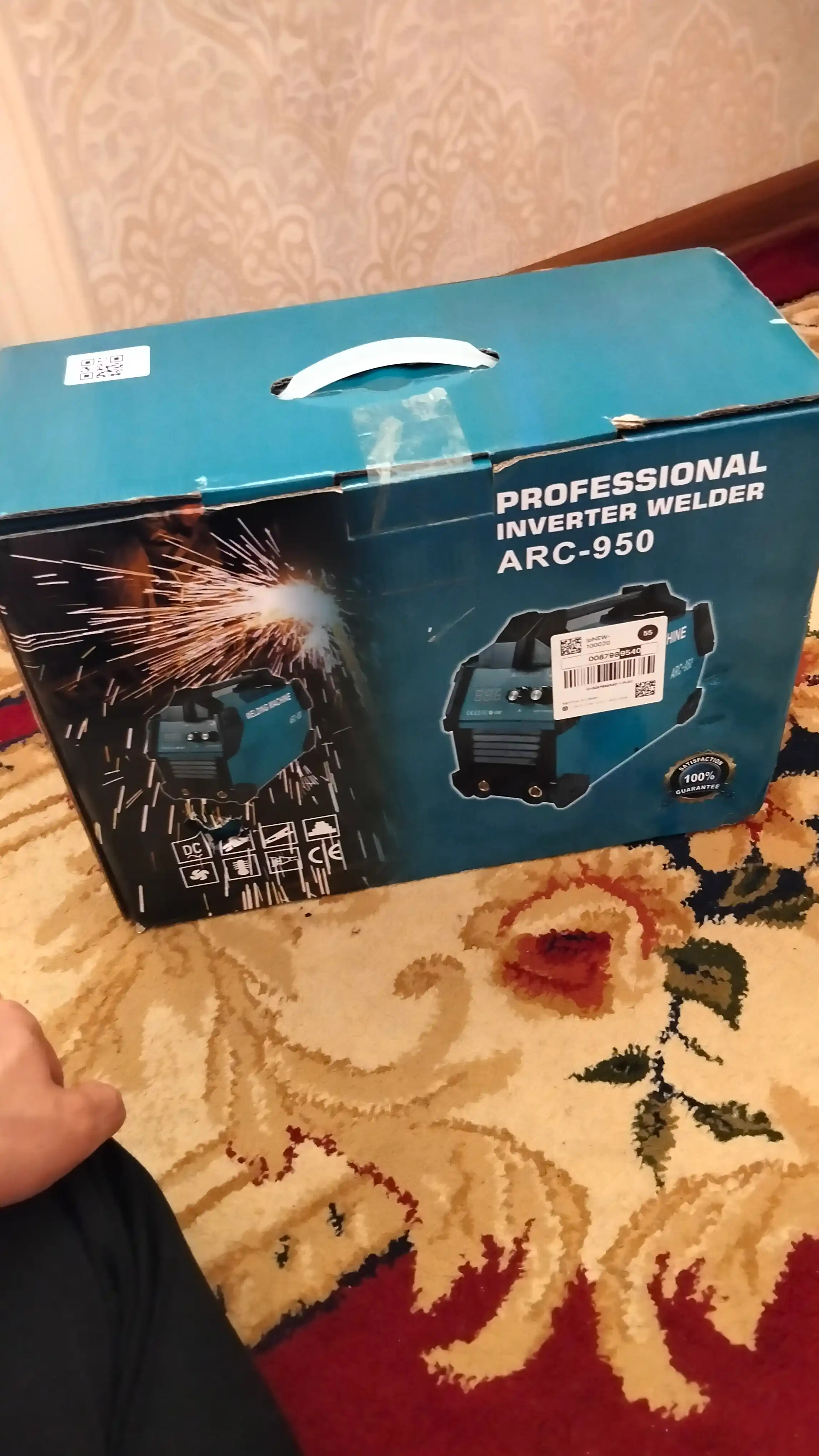 ARC-950 kuchli payvandlash qurilmasi, IGBT texnologiya, 230 V