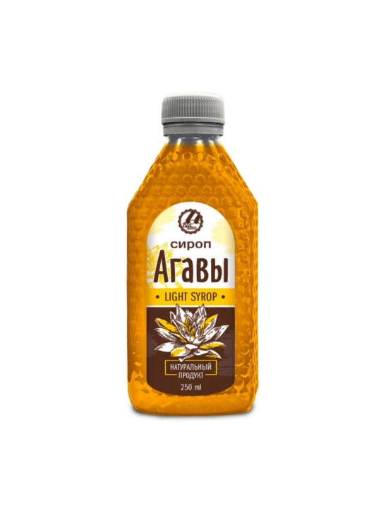 Agava siropi, to‘q, och rangli, 250 ml