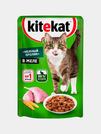 Пауч Kitekat с курицей в желе