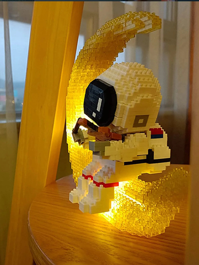 Лего 3D конструктор из миниблоков, LEGO космонавт, животные, кошки, собаки