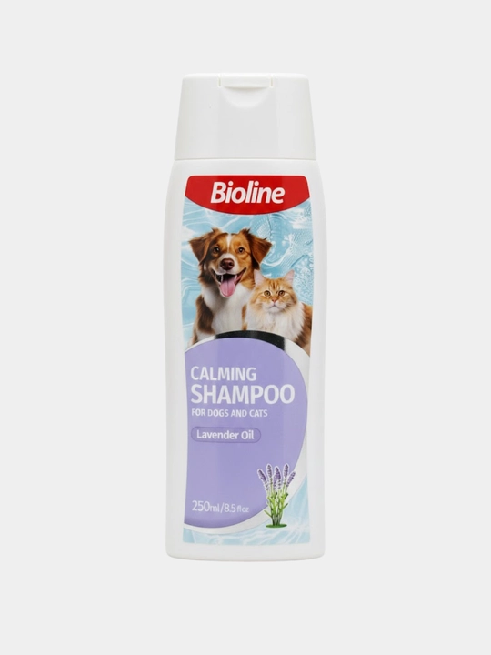 Шампунь для кошек и собак с успокаивающим эффектом Bioline, 250 мл - 