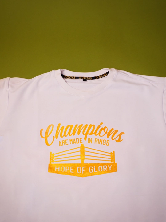 Футболка мужская «Champions», чёрная, белая и зелёная, размеры M–4XL