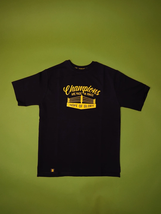 Футболка мужская «Champions», чёрная, белая и зелёная, размеры M–4XL