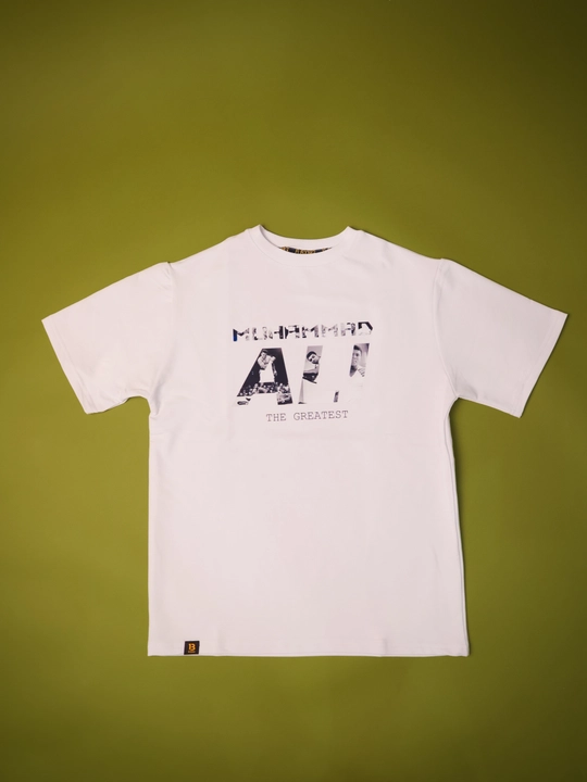 Футболка мужская «Ali (Muhammad Ali)», белая и чёрная, размеры M–4XL