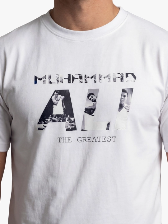 Футболка мужская «Ali (Muhammad Ali)», белая и чёрная, размеры M–4XL