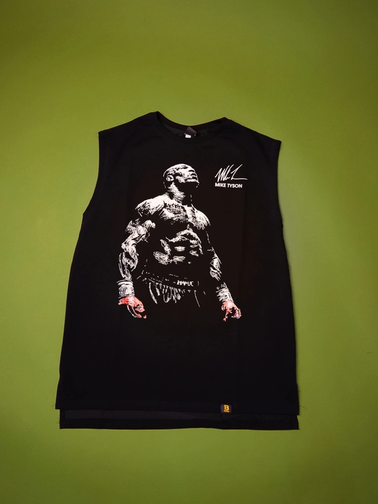 Борцовка мужская «Never Give Up», белая и чёрная, размеры M–4XL