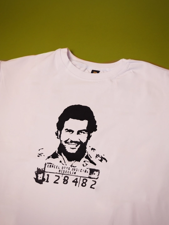 Футболка мужская «Pablo Escobar», белая, с принтом, M–4XL
