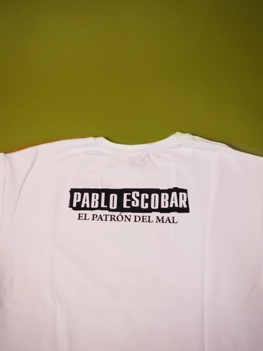 Футболка мужская «Pablo Escobar», белая, с принтом, M–4XL