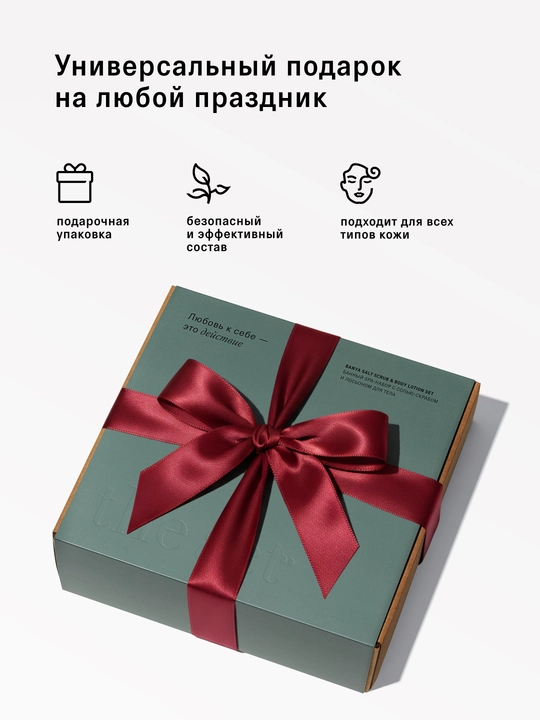 Банный SPA-набор скраб и лосьон для тела