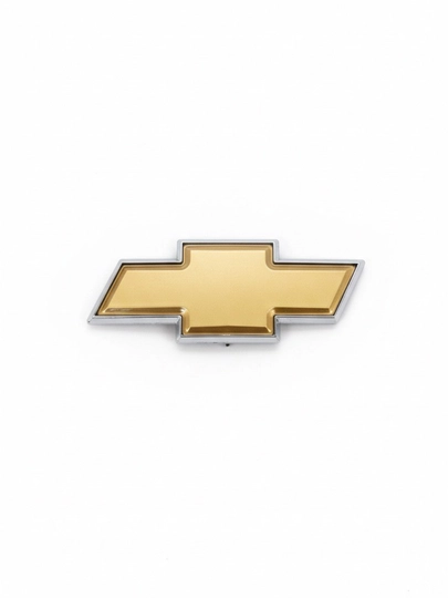 Эмблема Chevrolet Bowtie (золотая/хромированная) Логотип автомобиля: matiz, damas — KKNMAX7-CHEVROLET-ЗОЛОТ