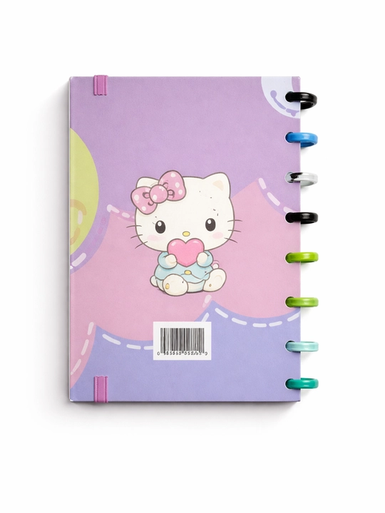 Bloknot Hello Kitty, prujinali, rangli, A5, katakli, 96 varaq, 536-9