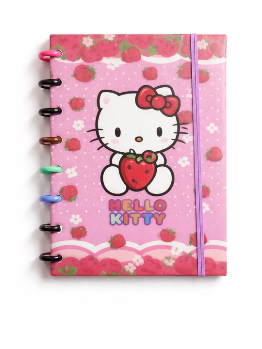 Bloknot Hello Kitty, prujinali, rangli, A5, katakli, 96 varaq, 536-9