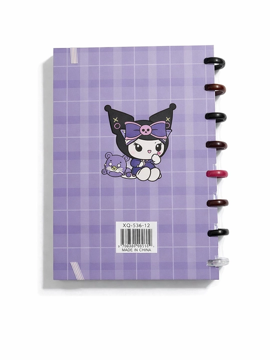 Bloknot Kuromi diskli rangli, 96 varaq, katakli, 536-12
