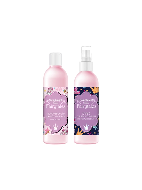 Compliment Kids  Fairytales: shampun-yaltiroq, 250 ml + sprey, 200 ml + fotoramka, 10 dona
