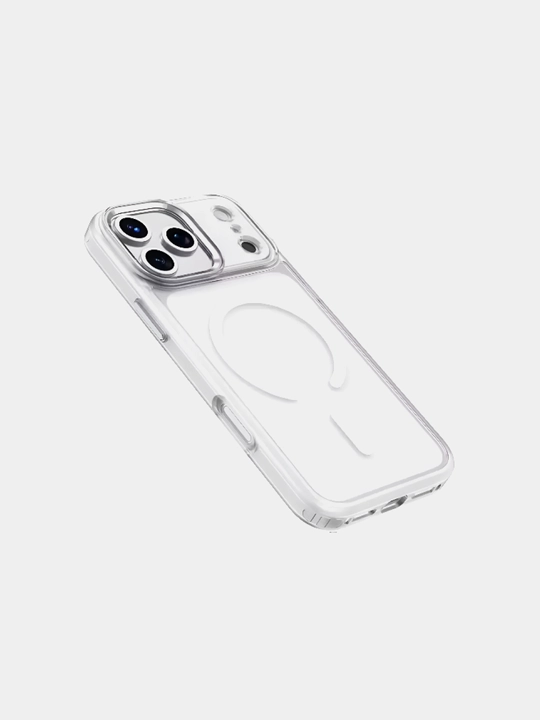 Shaffof g'ilof Green Lion Titan MagSafe matte, iPhone 17 Pro/Pro Max uchun. Matoviy g'ilof