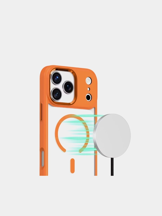 Прозрачный чехол Green Lion Titan MagSafe matte, iPhone 17 Pro/Pro Max. Матовый чехол